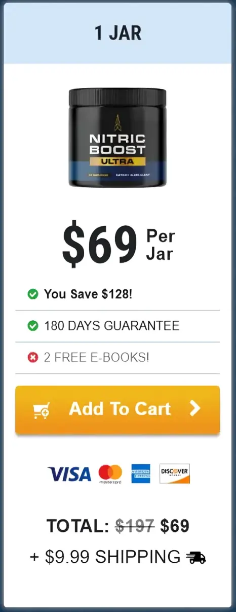 Nitric Boost Ultra one bottle